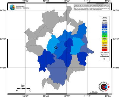Mappa MCS - territori comuni
