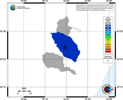 Mappa EMS - territori comuni