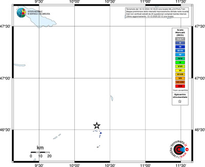 Mappa MCS - territori località