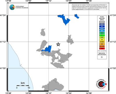 Mappa MCS - territori comuni