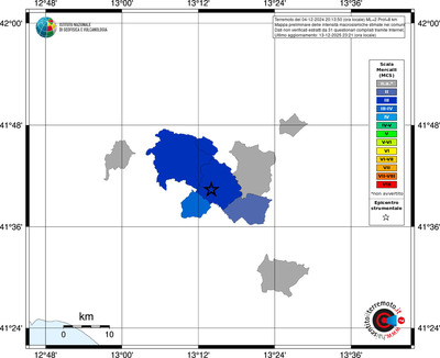 Mappa MCS - territori comuni