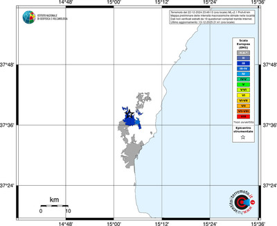 Mappa EMS - territori località