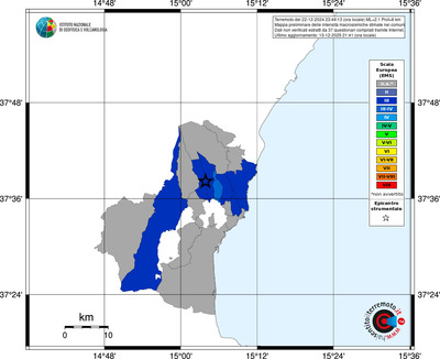 Mappa EMS - territori comuni