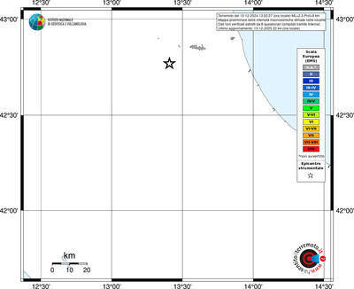 Mappa EMS - territori località