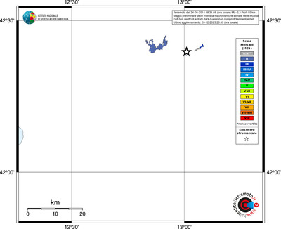 Mappa MCS - territori località