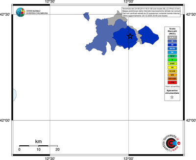 Mappa MCS - territori comuni