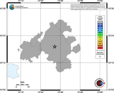 Mappa EMS - territori comuni