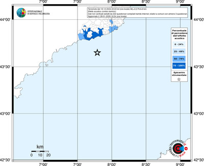 Mappa territorio comunale con almeno 3 questionari