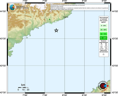 Mappa comuni con almeno 3 questionari
