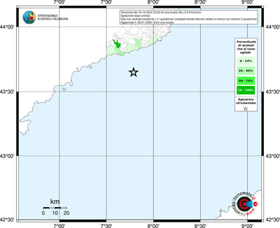 Mappa territorio comunale con almeno 3 questionari