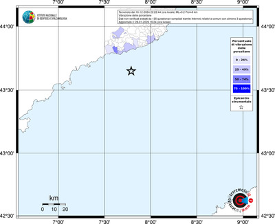 Mappa territorio comunale con almeno 3 questionari