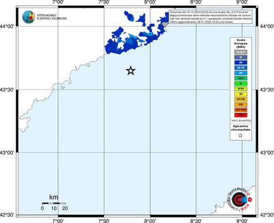 Mappa EMS - territori comuni