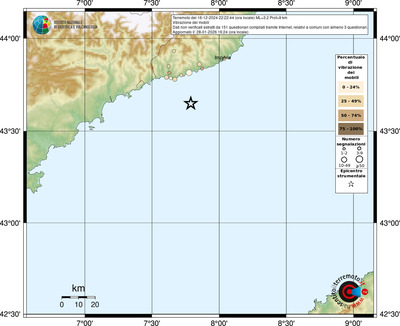 Mappa comuni con almeno 3 questionari