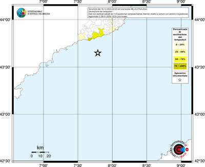 Mappa territorio comunale con almeno 3 questionari