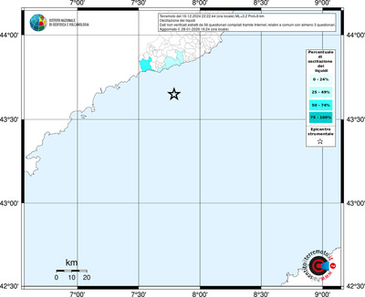 Mappa territorio comunale con almeno 3 questionari