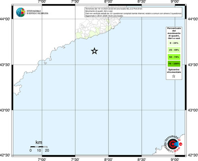 Mappa territorio comunale con almeno 3 questionari