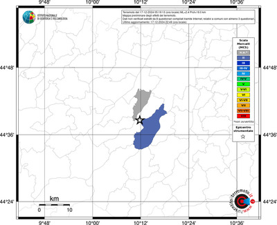 Mappa MCS riferita ai limiti comunali