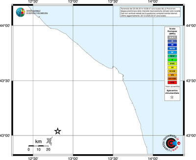 Mappa EMS - territori località