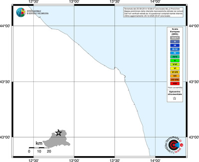 Mappa EMS - territori comuni