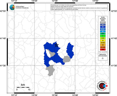 Mappa EMS riferita ai limiti comunali