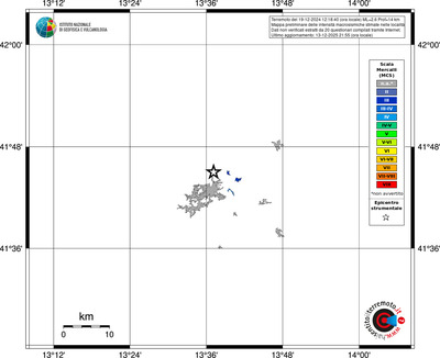 Mappa MCS - territori località
