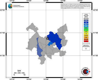 Mappa MCS - territori comuni
