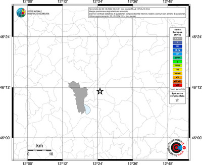 Mappa EMS riferita ai limiti comunali