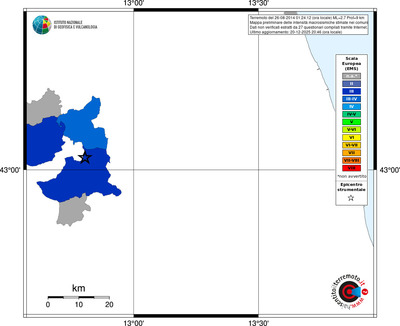 Mappa EMS - territori comuni