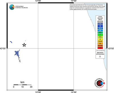 Mappa MCS - territori località