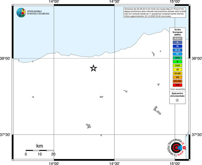 Mappa EMS - territori località