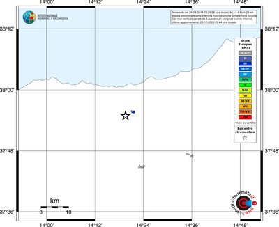 Mappa EMS - territori località