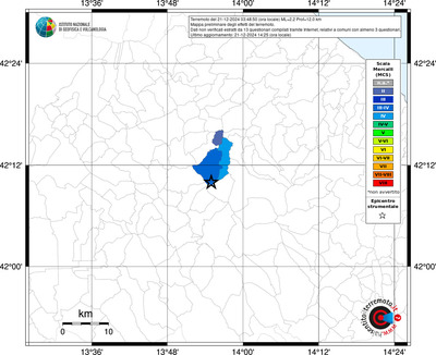 Mappa MCS riferita ai limiti comunali