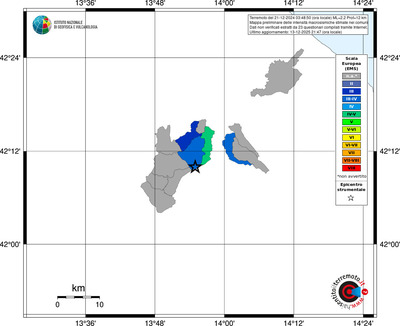 Mappa EMS - territori comuni