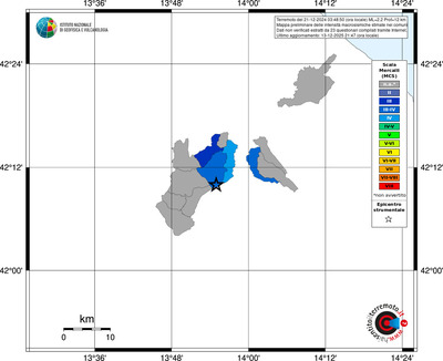 Mappa MCS - territori comuni