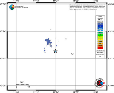 Mappa MCS - territori località