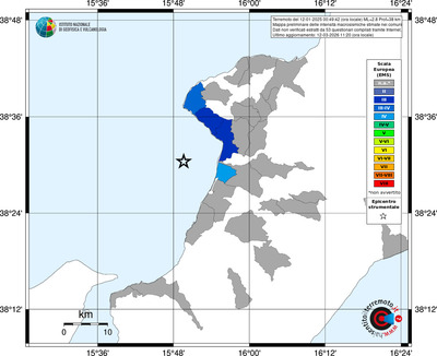 Mappa EMS - territori comuni