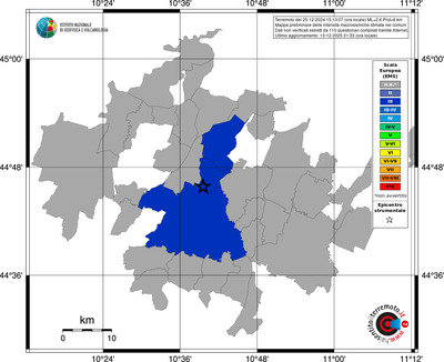 Mappa EMS - territori comuni