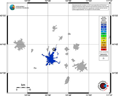 Mappa MCS - territori località
