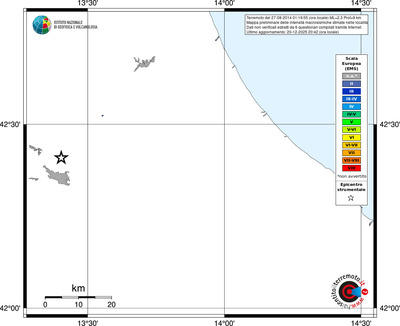 Mappa EMS - territori località
