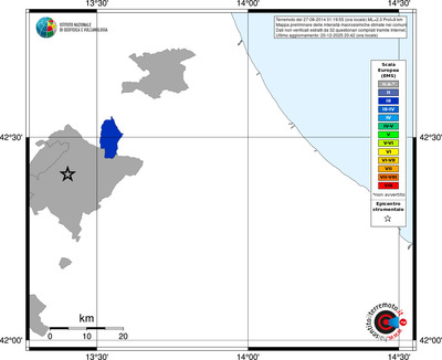 Mappa EMS - territori comuni