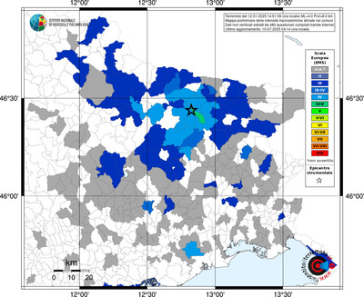 Mappa EMS - territori comunali
