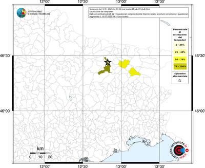 Mappa territorio comunale con almeno 3 questionari