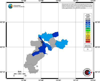 Mappa EMS - territori comuni