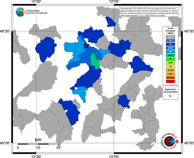 Mappa EMS - territori comuni