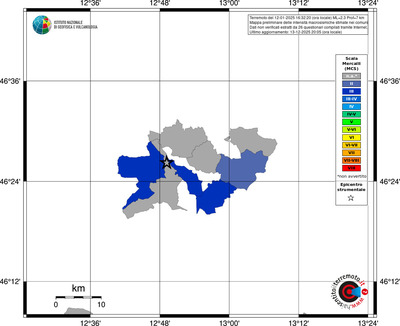 Mappa MCS - territori comuni