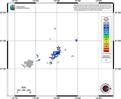 Mappa MCS - territori località