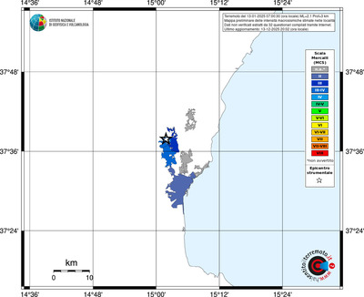Mappa MCS - territori località