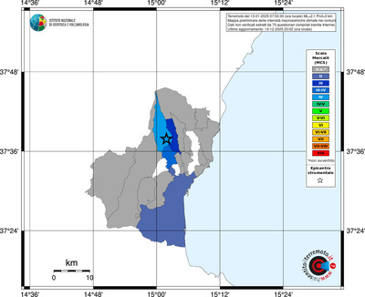 Mappa MCS - territori comuni