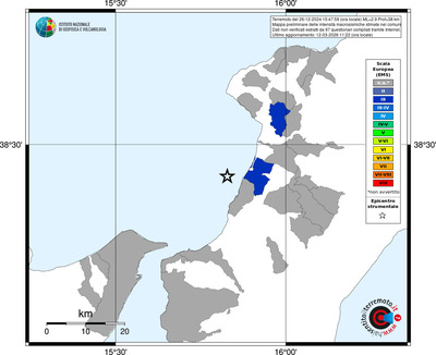 Mappa EMS - territori comuni