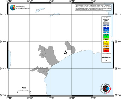 Mappa EMS - territori comuni